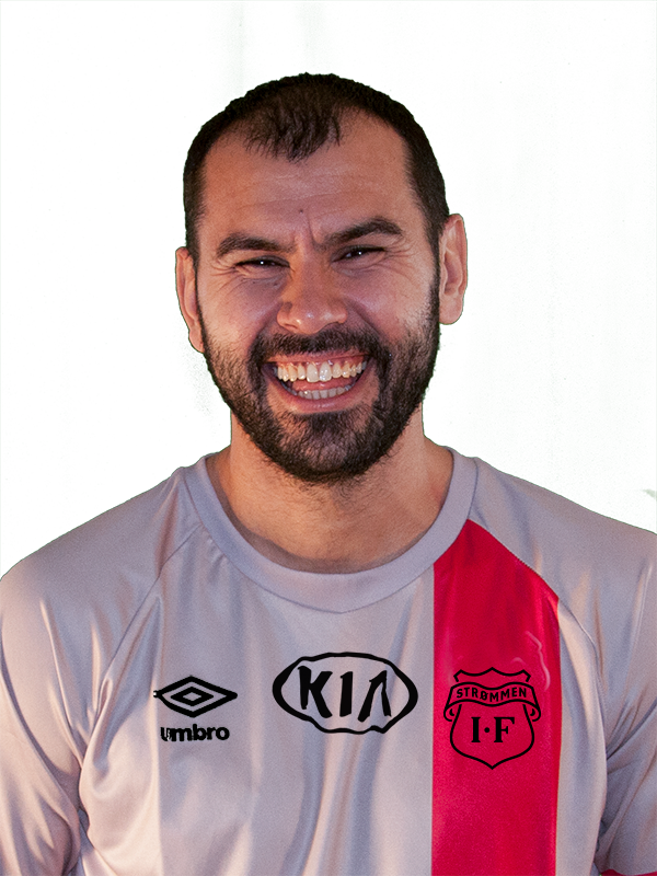 Mustapha Achrifi i prototypen til 2020-drakten