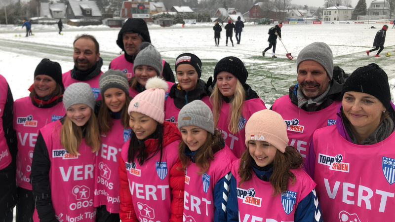 Alt blir enklere når en omgås med blide fjes hos Kolbotn sine frivillige