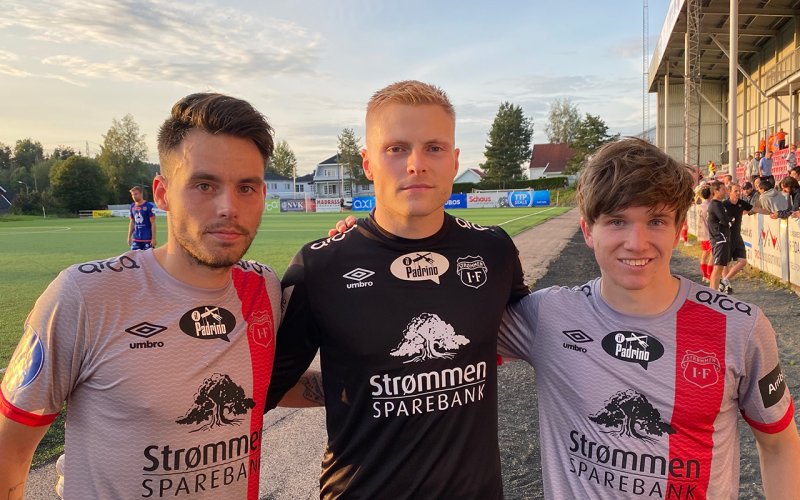 Nordfjordtrio: Lillevik er fornøyd med sine to nye lagkamerater etter poengdeling mot Aalesund